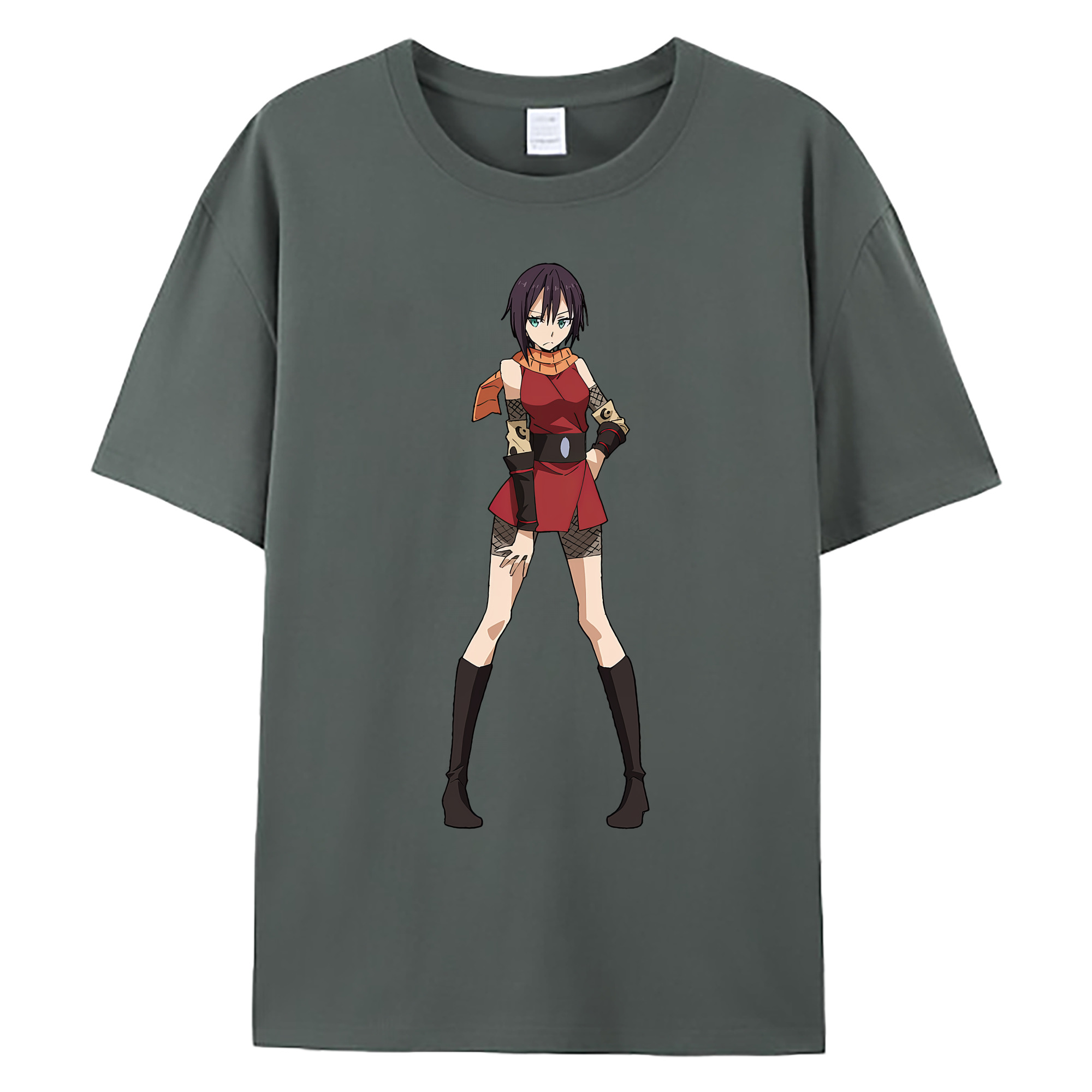 （画像用） 転スラ Regarding Reincarnated to Slime 綿100％ メンズ半袖Tシャツ｜肌触りやわらか＆通気性